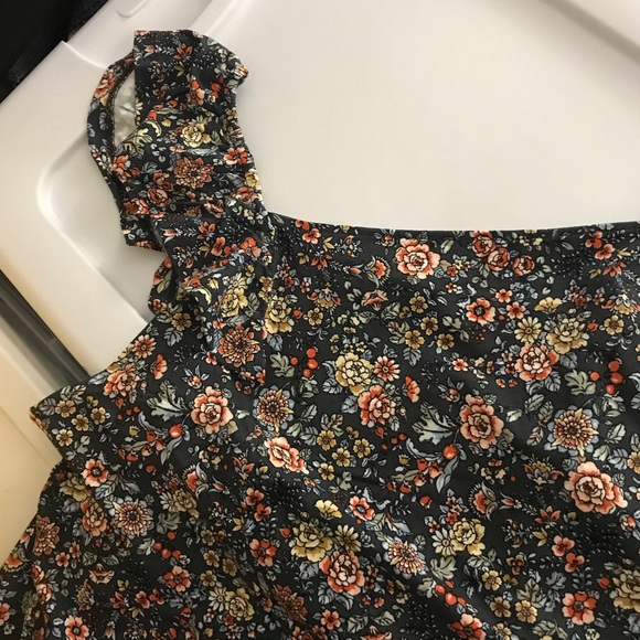 🆕 LOFT ROSE GARDEN FLUTTER SWING DRESS XL - Picture 4 of 6